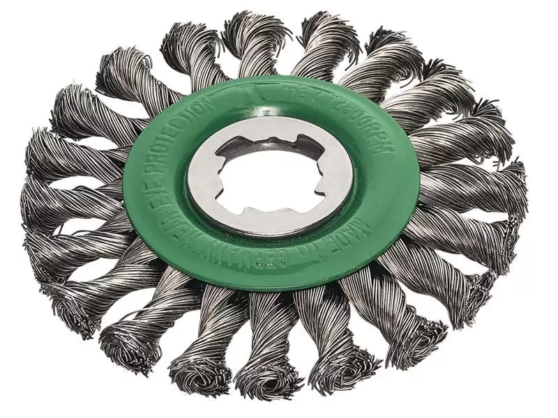 Lessmann - LES47281X - X-Lock Stainless Steel Knot Wheel Brush 115mm Non Spark