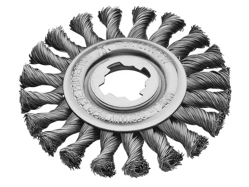 Lessmann - LES47321X - X-Lock Steel Knot Wheel Brush 125mm Non Spark