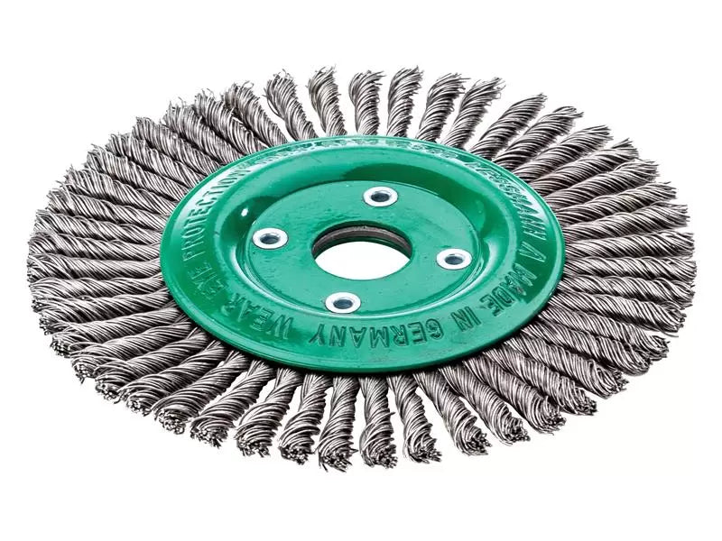 Lessmann - LES47380140 - Pipeline Brush 40 Knots 125 x 22.2mm Bore Stainless Steel Wire