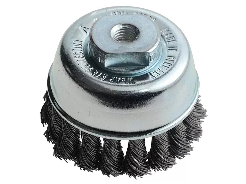 Lessmann - LES482214 - Knot Cup Brush 65mm M10x2.0, 0.50 Steel Wire