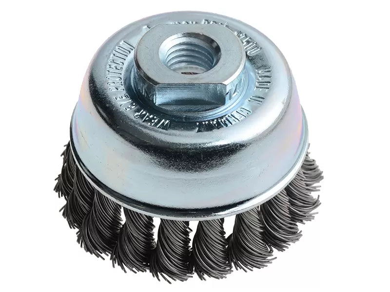 Lessmann - LES482217 - Knot Cup Brush 65mm M14x2.0, 0.50 Steel Wire
