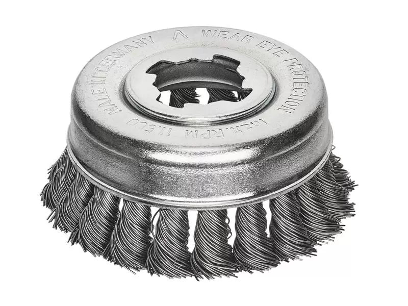 Lessmann - LES48321X - X-Lock Steel Knot Cup Brush 85mm Non Spark