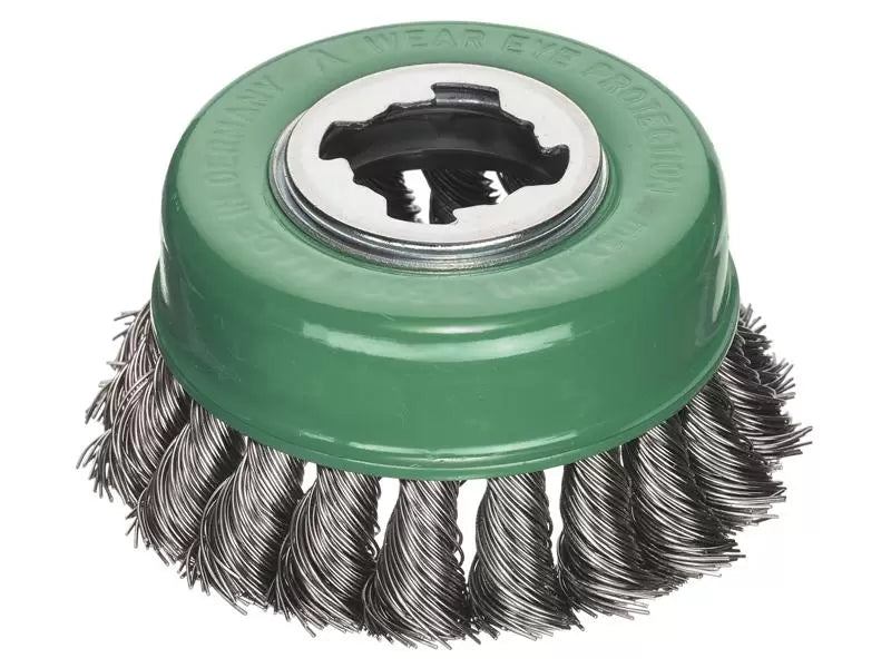 Lessmann - LES48381X - X-Lock Stainless Steel Knot Cup Brush 85mm Non Spark