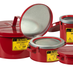 Justrite Oily Waste Can Foot Operated Red