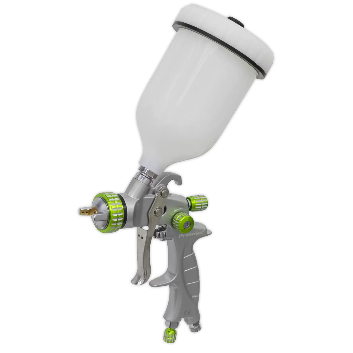 Sealey - LVLP01 - Premier Professional LVLP Gravity Feed Spray Gun 1.4mm Set-Up