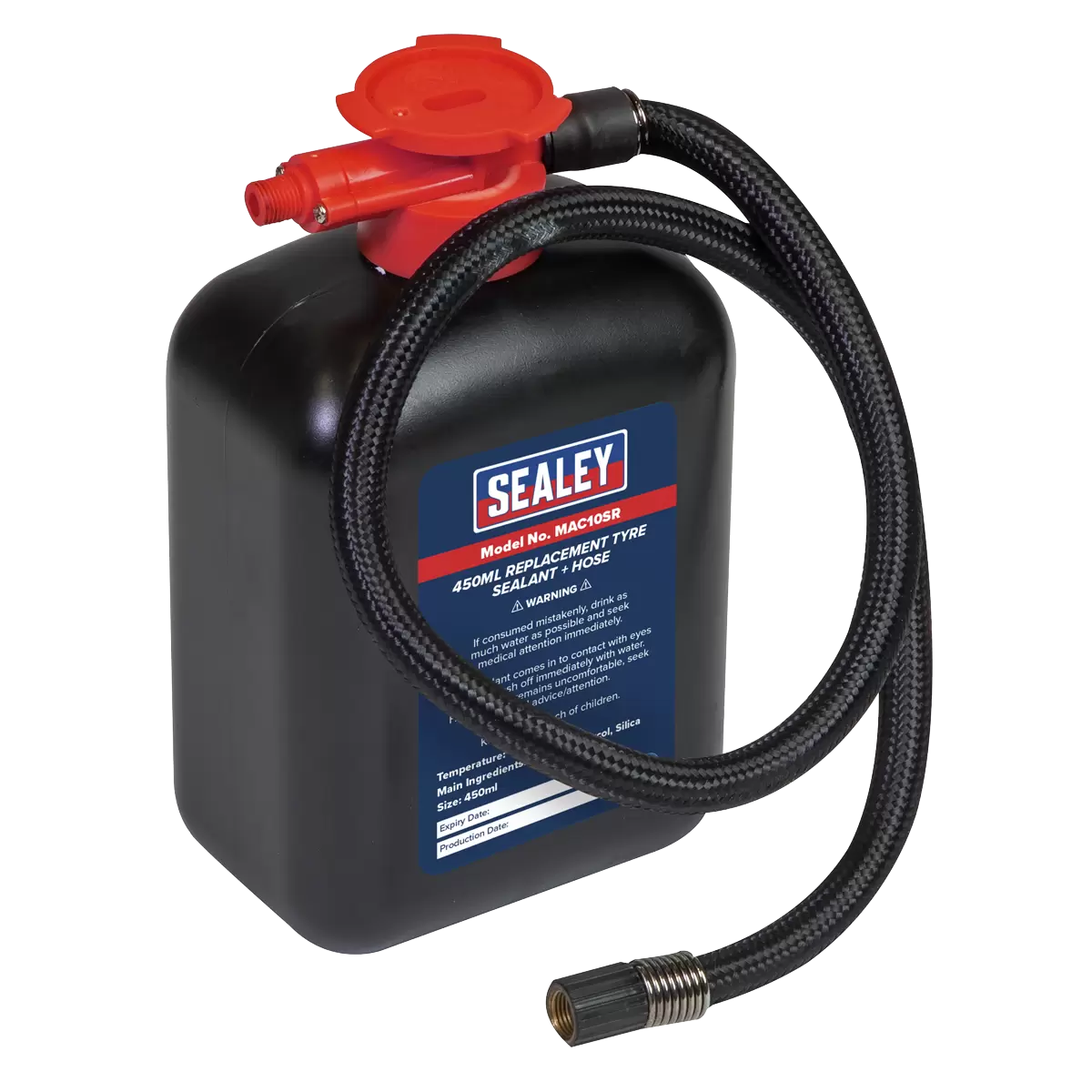 Sealey - MAC10SR - Replacement Tyre Sealant & Hose 450ml