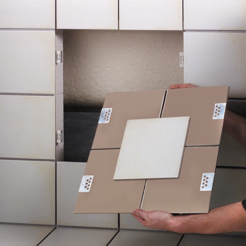 4 Piece Hidden Magnetic Tile Access Panel System