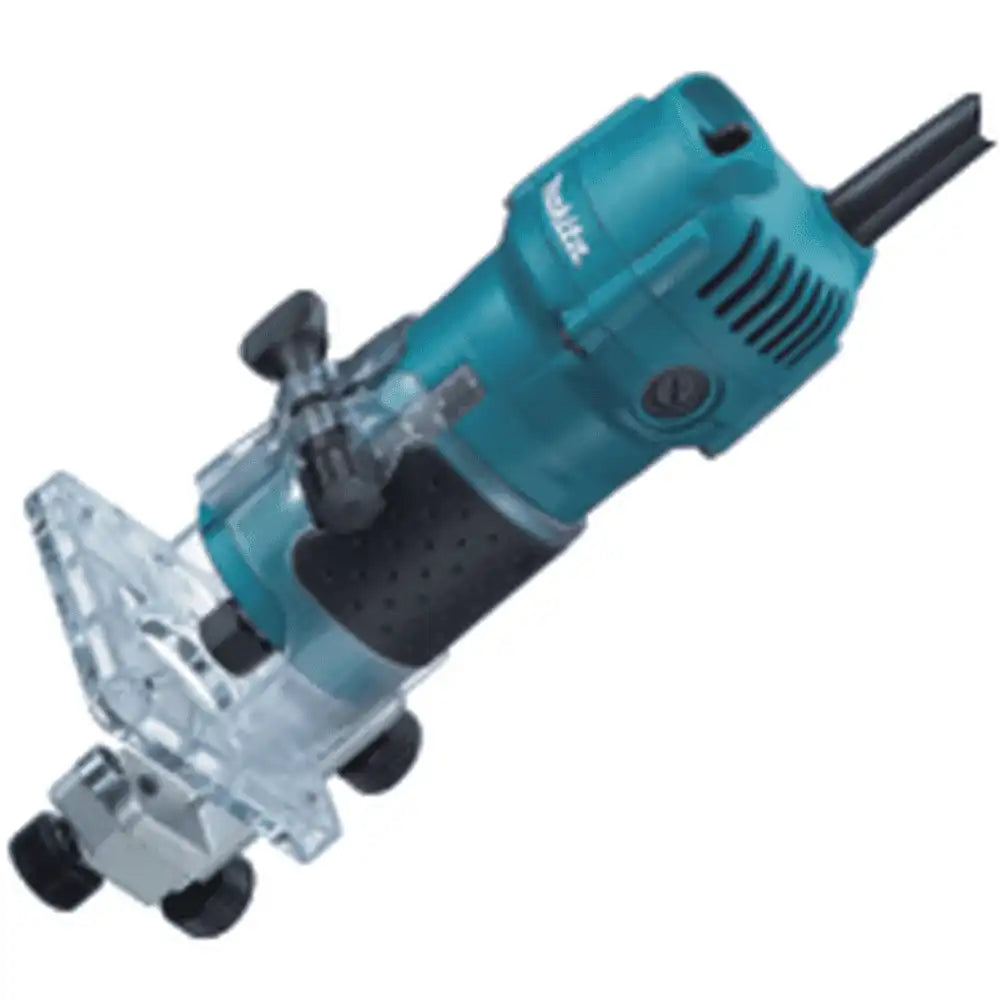 Makita 220V Electric Trimmer – 6mm (1/4"), 530W, Fixed Base, 30,000 RPM