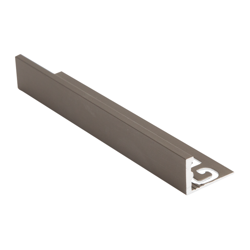 Genesis Polished Gold Square Edge Aluminium Tile Trim TDP 2.5m