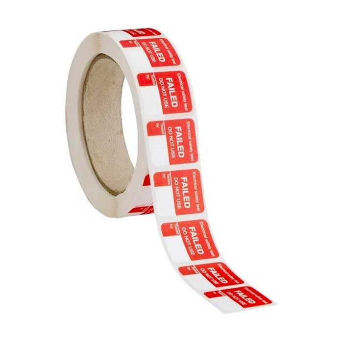 Roll of 1000 Fail Labels Megger