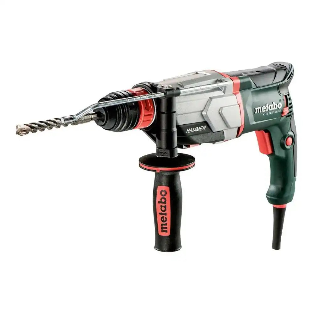 MetaboKHE 2660 Quick 220V SDS-Plus Combination Hammer - with Chuck, 3.1kg, 3-Modes, 850WSKU: 600663500