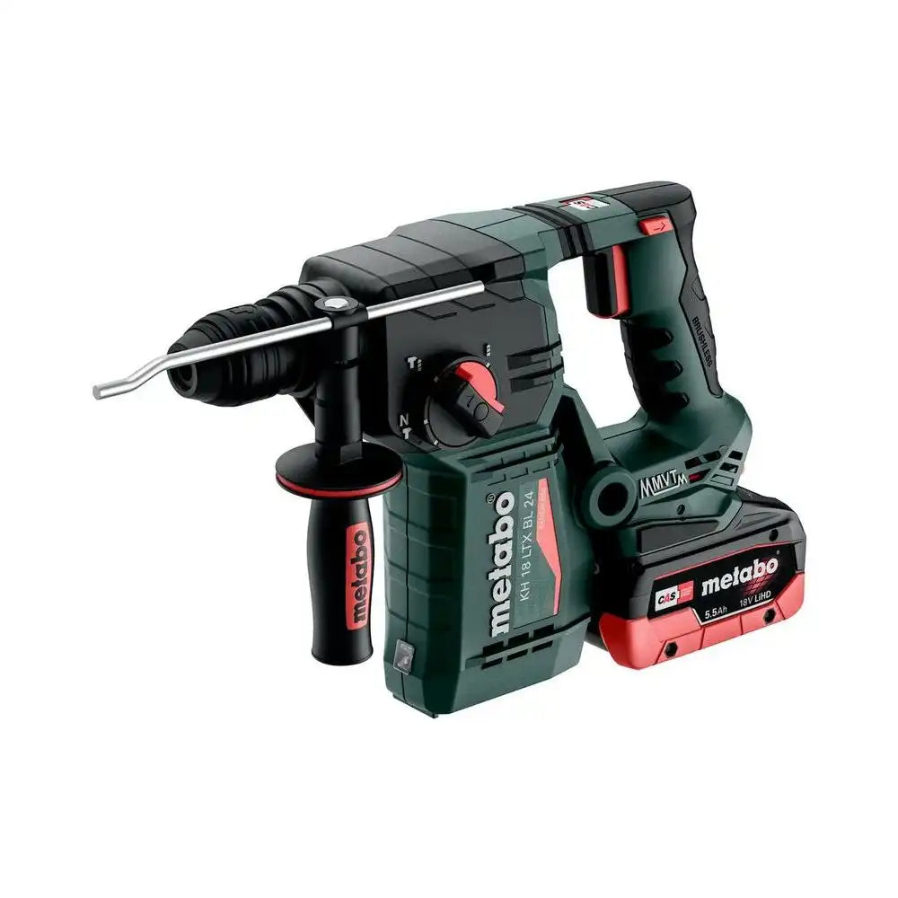 MetaboKH 18 LTX BL 24 SDS-Plus Cordless 18V Combination Hammer, 2.2 J, Drill-Ø 24 mmSKU: 601713660