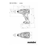 Metabo SB 18 LTX BL I 18V Cordless Hammer Drill, 13mm, 2-Speed, with 2x 5.2Ah Li-Ion Batteries