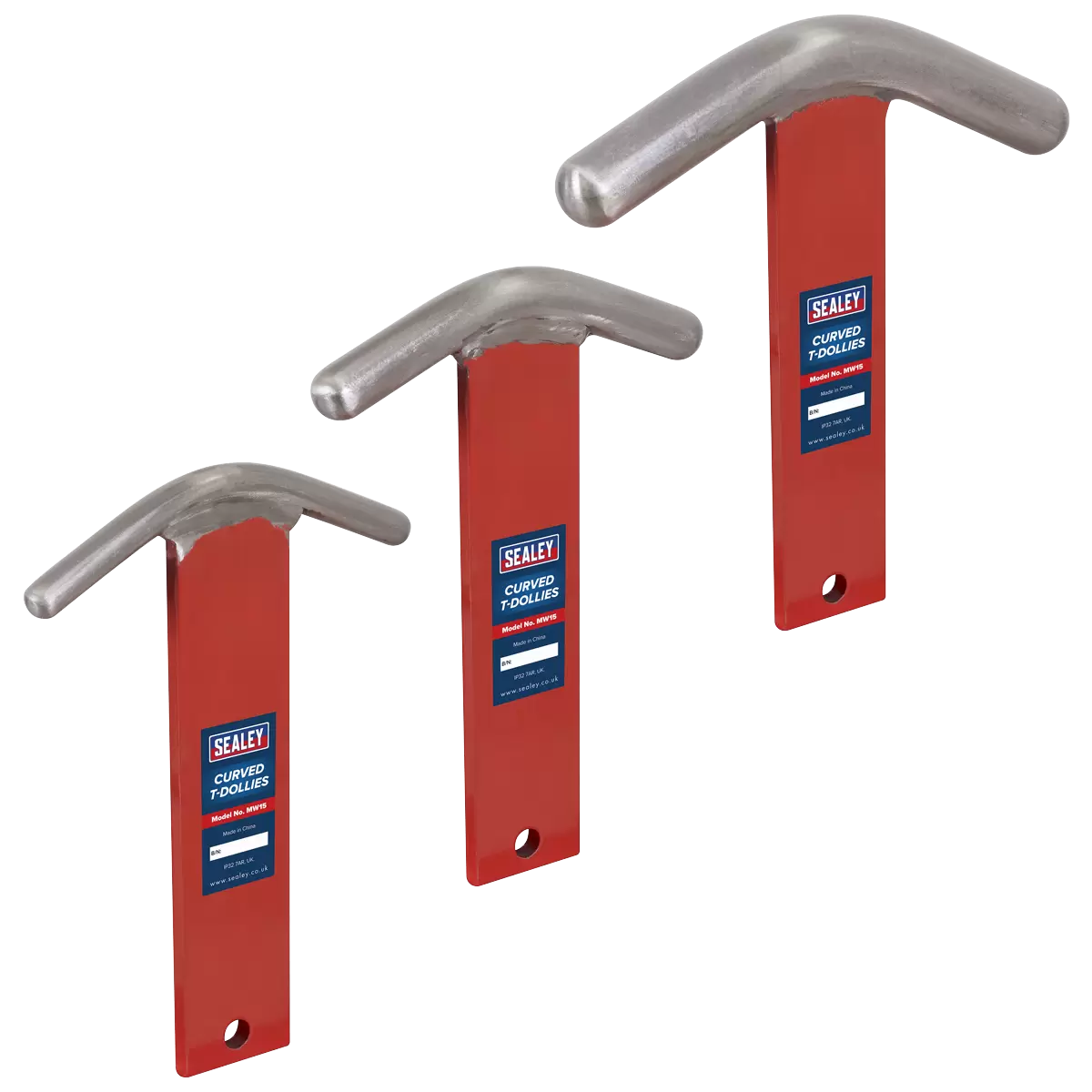 Sealey - MW15 - Curved T-Dollies for Sheet Metal Forming