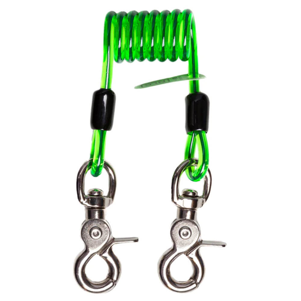 NLG Short Coil Quick Clip Tool Lanyard Pack of 10