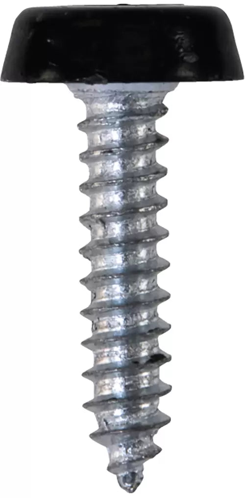 Workshop Warehouse NP12 Number Plate Screws No.10 x 24mm Black