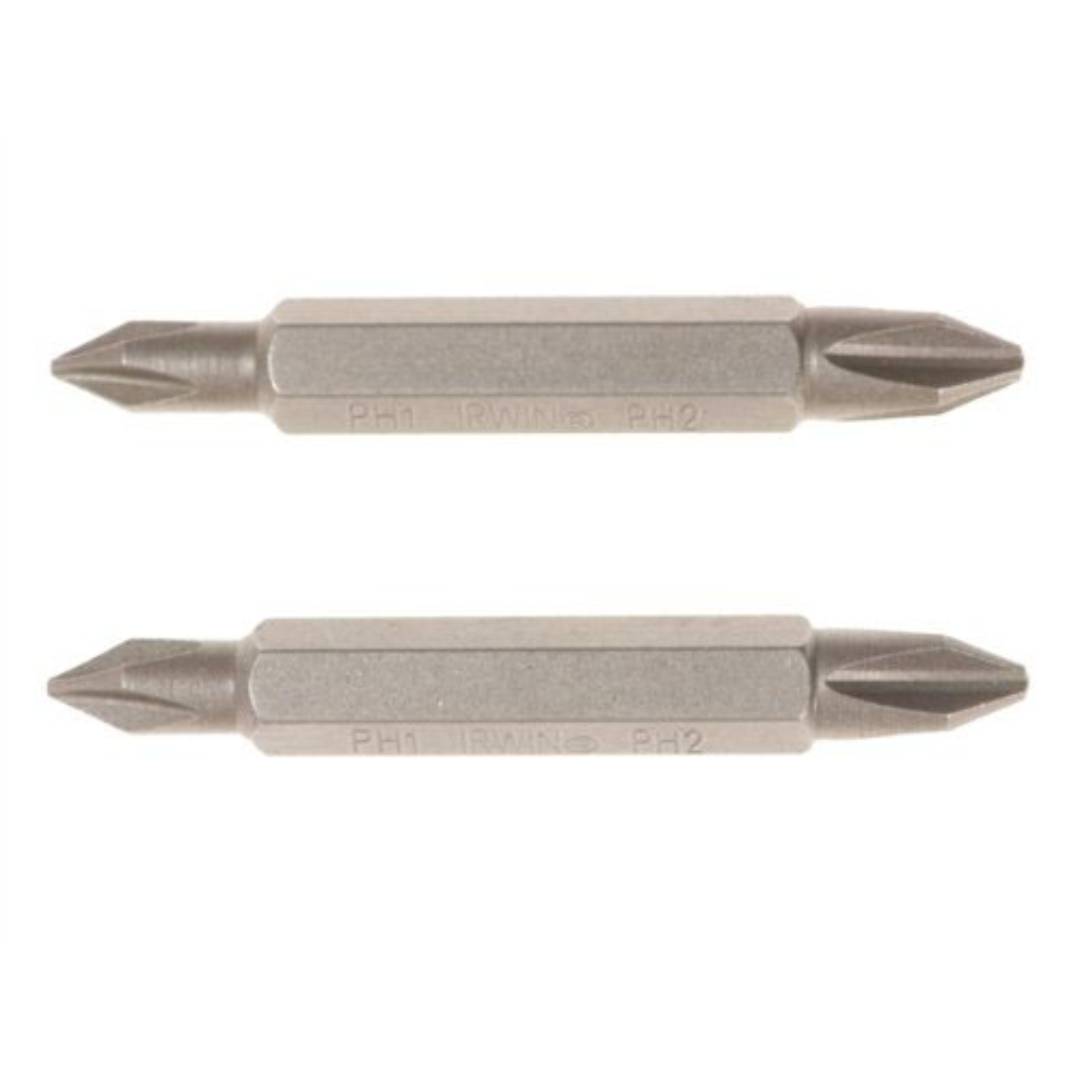IRWIN 10504394 Screwdriver Bit Ph2/Ph2 Double Ended 50mm