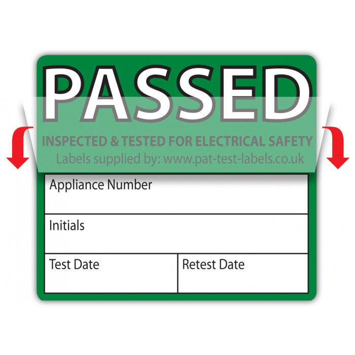 Roll of Mark and Seal PAT Labels