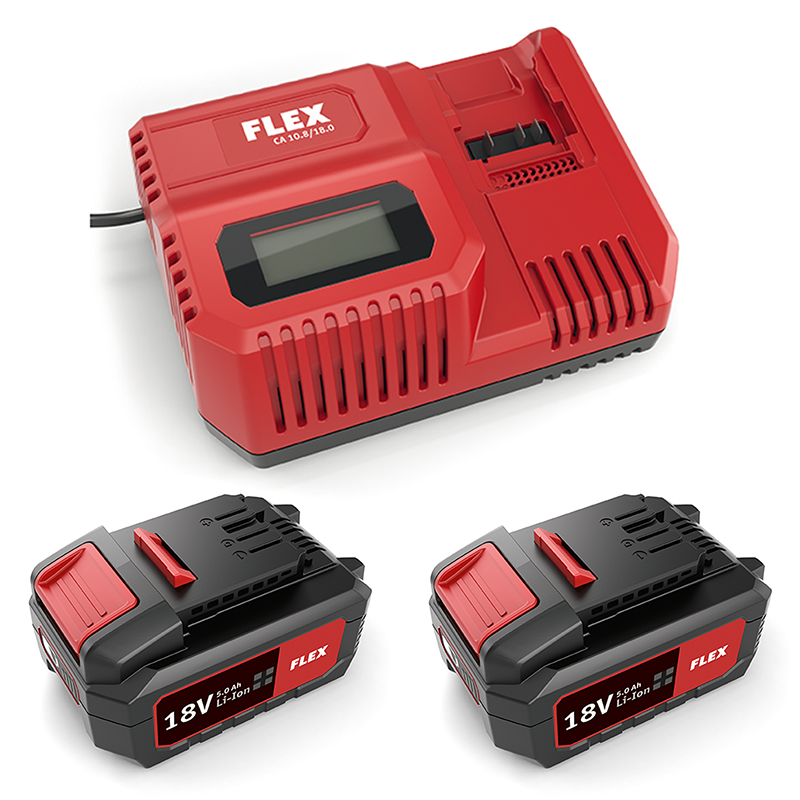 Flex Power 55 R/BS Battery & Charge Bundle
