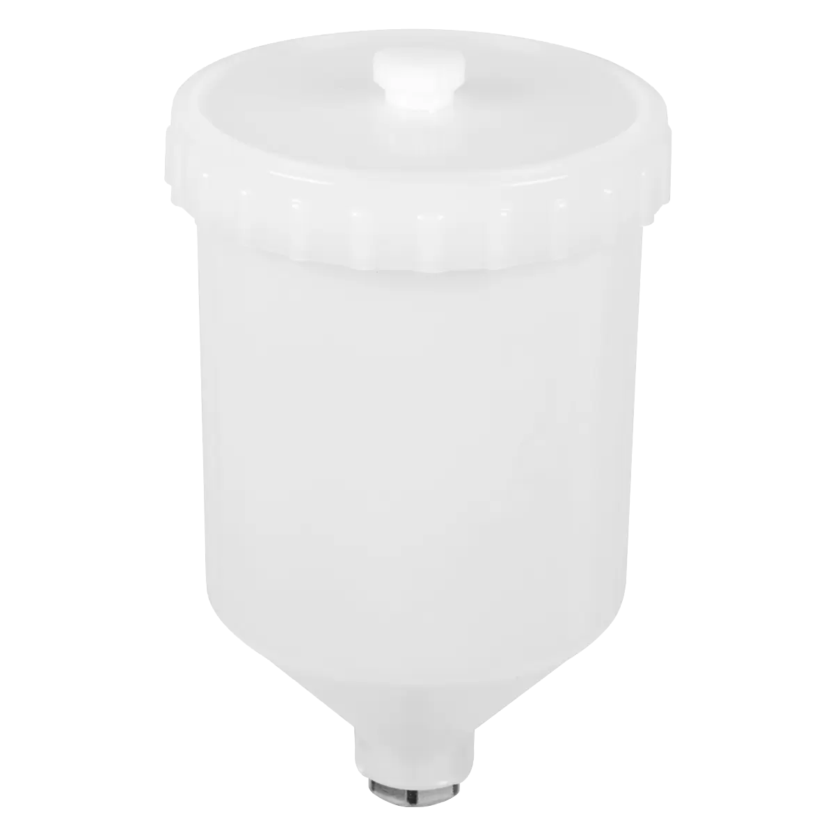 Sealey - PC01 - Paint Spray Gun Pot with Brass Fitting 600ml - White