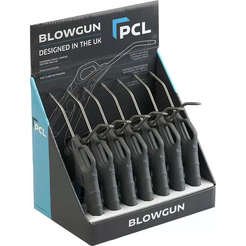 Display Box of 13 BG7001 Blowgun Ergo