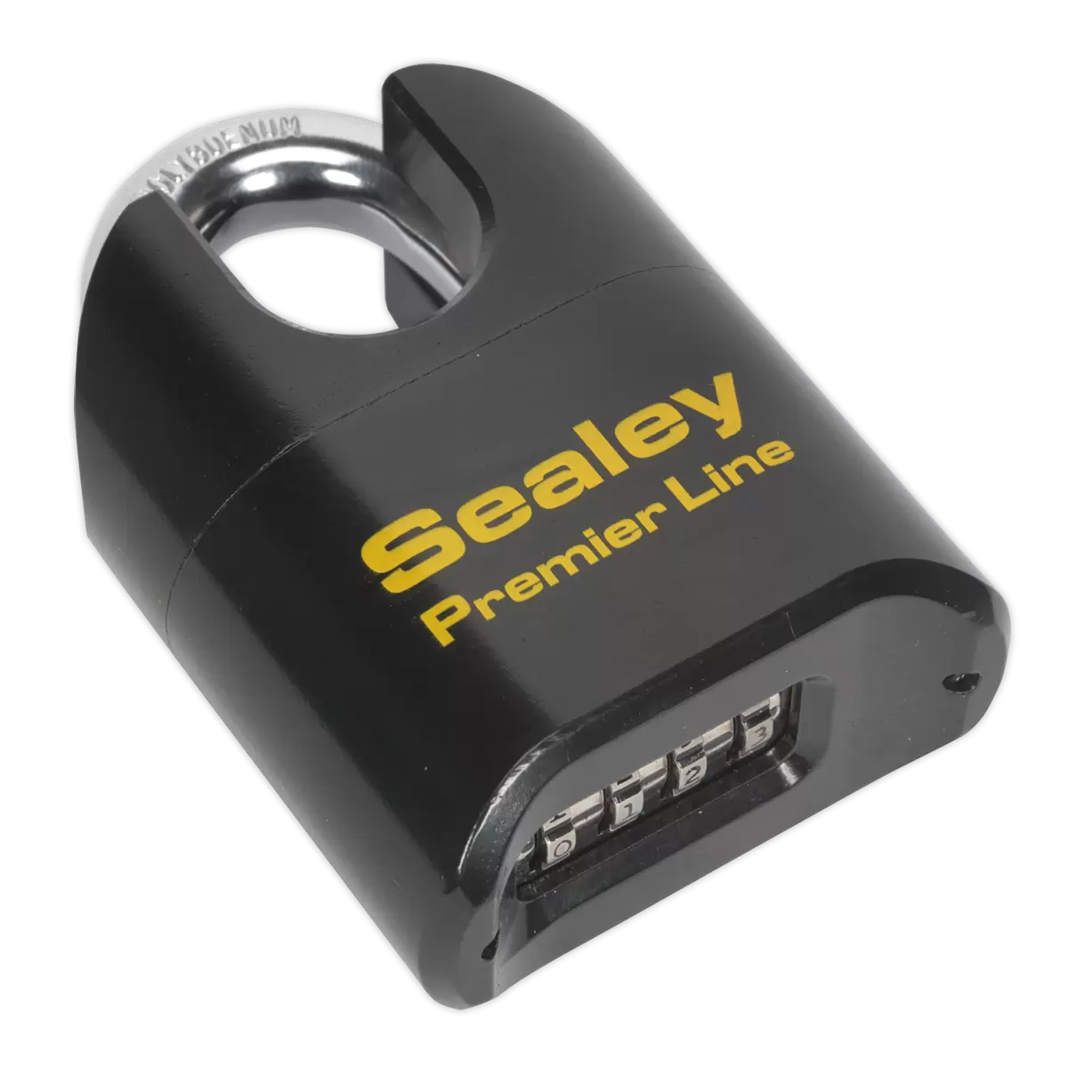 Sealey - PL603S - Premier™ Steel Body Combination Padlock Shrouded Shackle 62mm