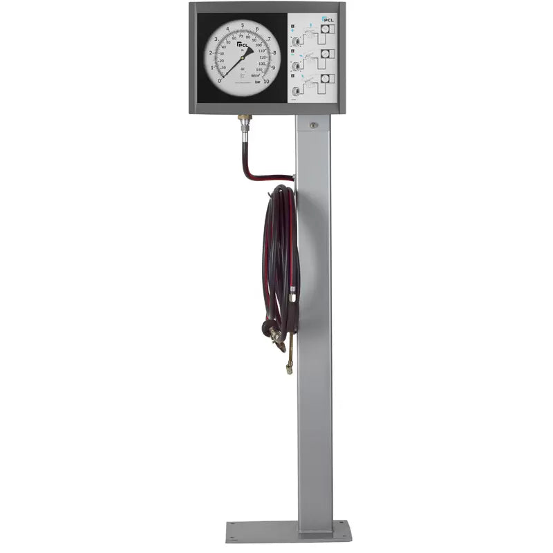 PCL PM1H01 - Post Meter 0-140 psi & 0-10 bar 7.6m Co-Axial Hose & THO Connector