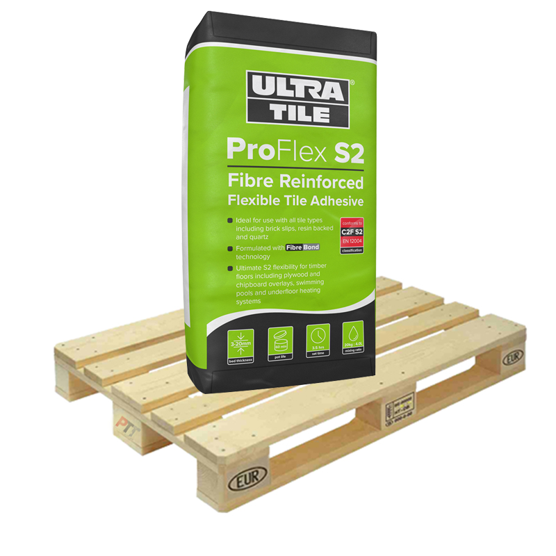 Ultra Tile Fix ProFlex S2 Grey Half Pallet 20kg