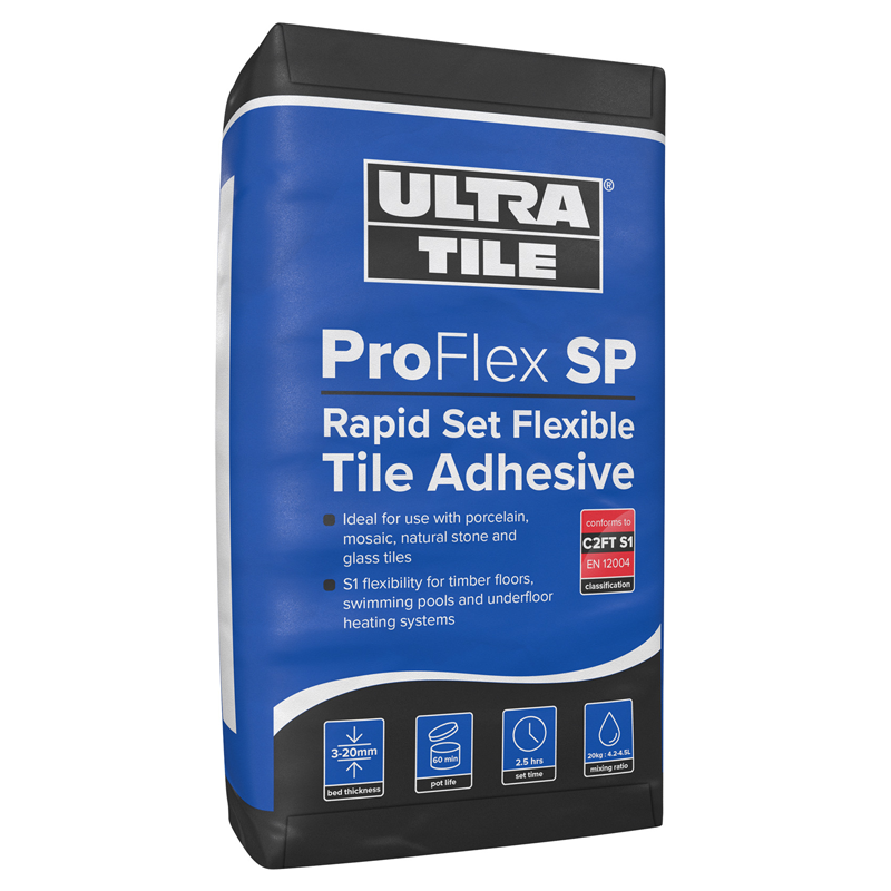 Ultra Tile Fix ProFlex Rapid Set S2 Grey 20kg