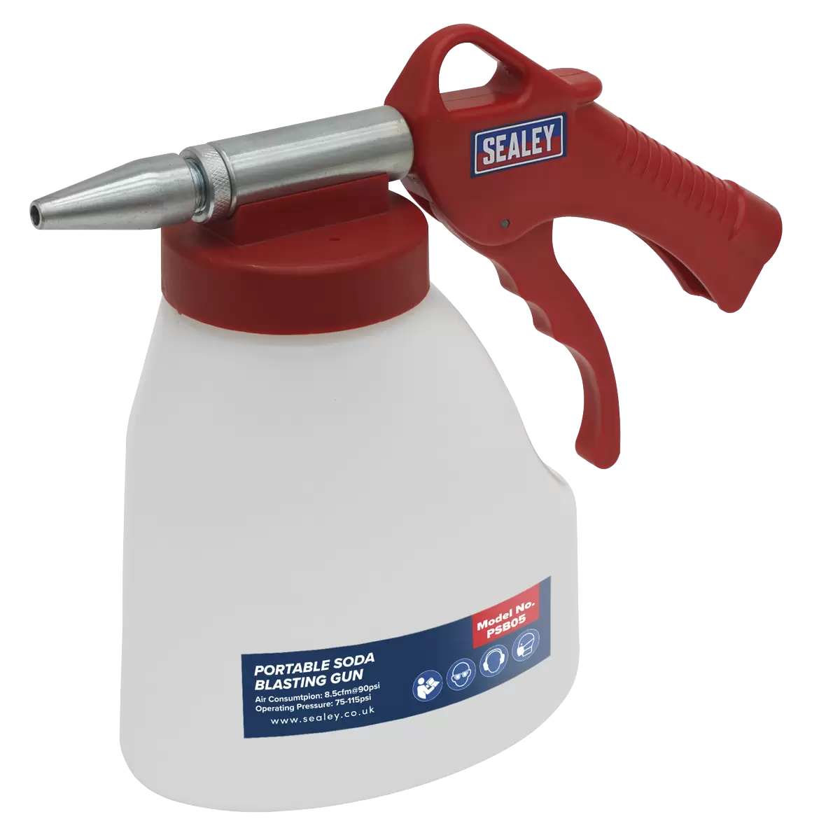 Sealey - PSB05 - Portable Soda Blasting Gun