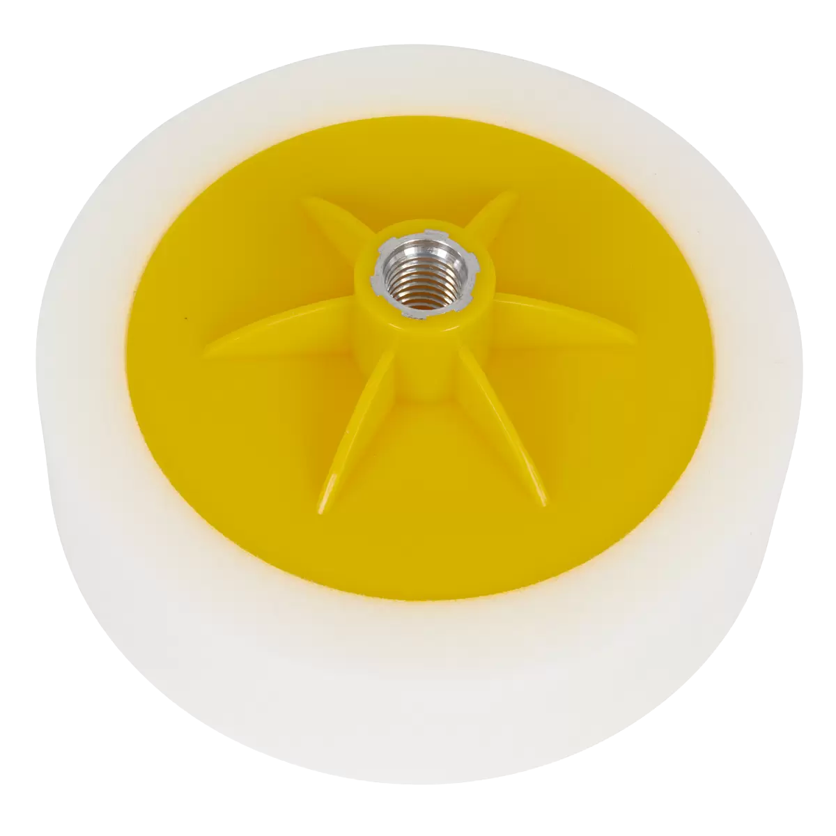 Sealey - PTC/CH/5/8-W - 150 x 50mm Buffing & Polishing Foam Head 5/8"UNC - White/Dense