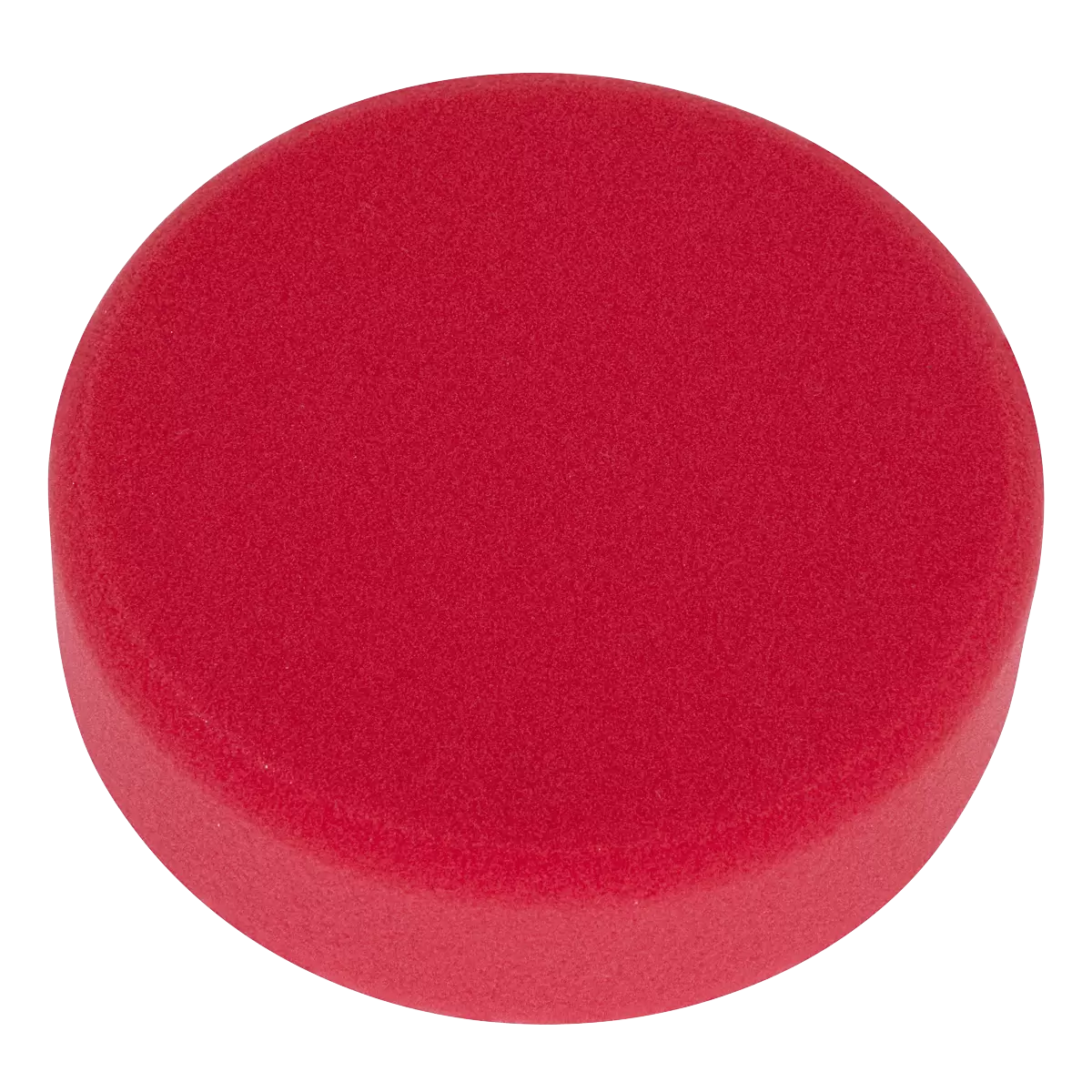Sealey - PTCCHV150R - Hook-and-Loop Buffing & Polishing Foam Head 150 x 50mm - Red/Ultra-Soft