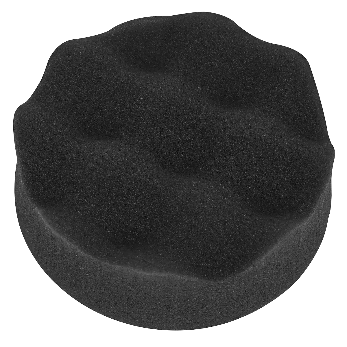 Sealey - PTCCHV79P - Hook-and-Loop Buffing & Polishing Foam Head 80 x 25mm - Black/Soft
