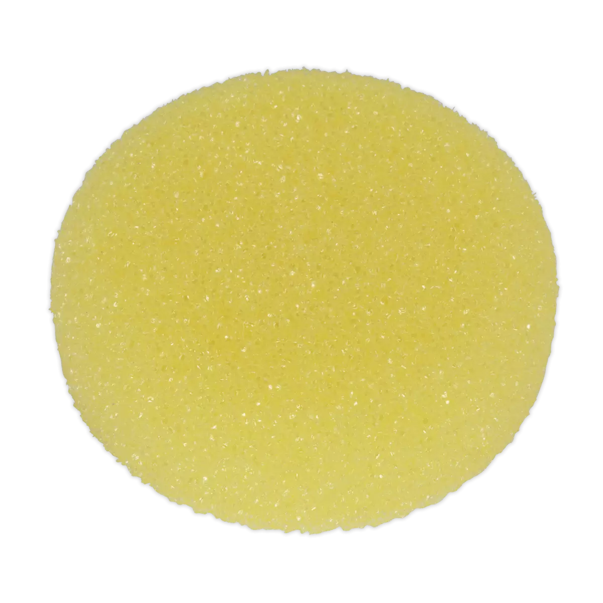 Sealey - PTCCHV79Y - Hook-and-Loop Buffing & Polishing Foam Head 80 x 25mm - Yellow/Coarse