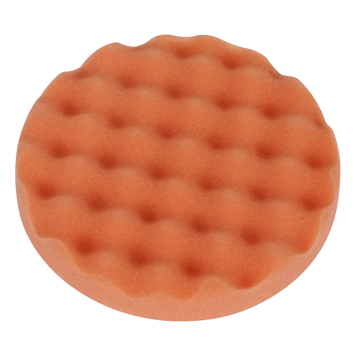 Sealey - PTCCHW150O - Hook-and-Loop Buffing & Polishing Foam Head 150 x 25mm - Orange/Firm