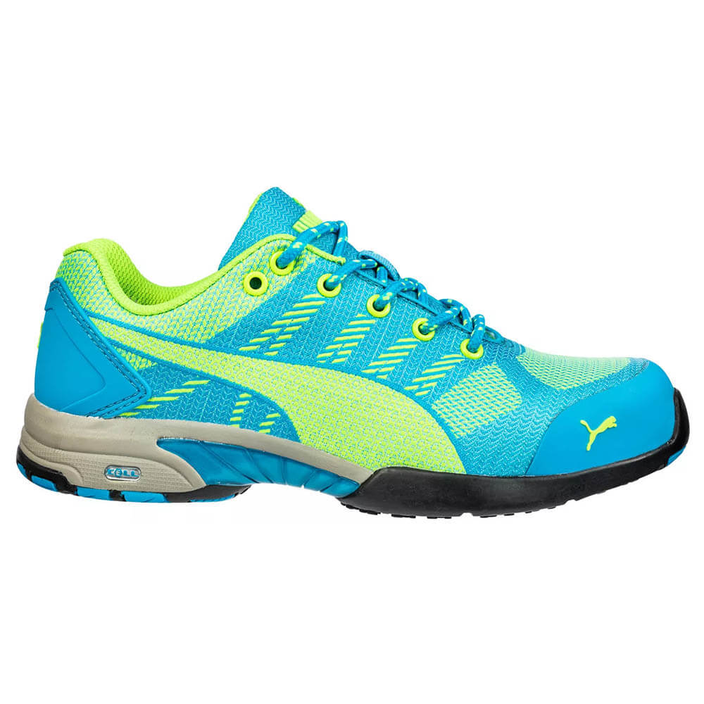 Puma Celerity Knit Blue Wns Low S1P Safety Trainers