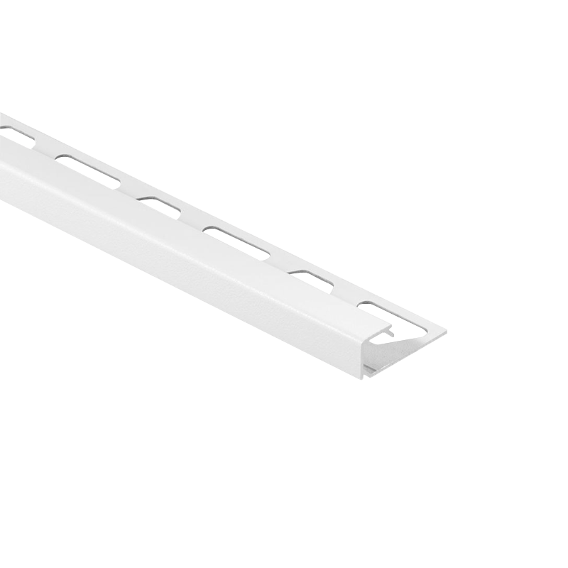 Schluter QUADEC-AC Color Coated Aluminium Square Edge Powder Coated White Tile Trim 2.5m