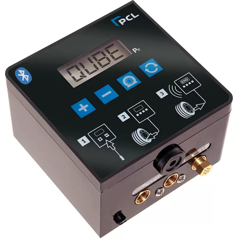 PCL QUBE0B - ACCURA QUBE Tyre Inflator 230V, No Plug, Bluetooth enabled
