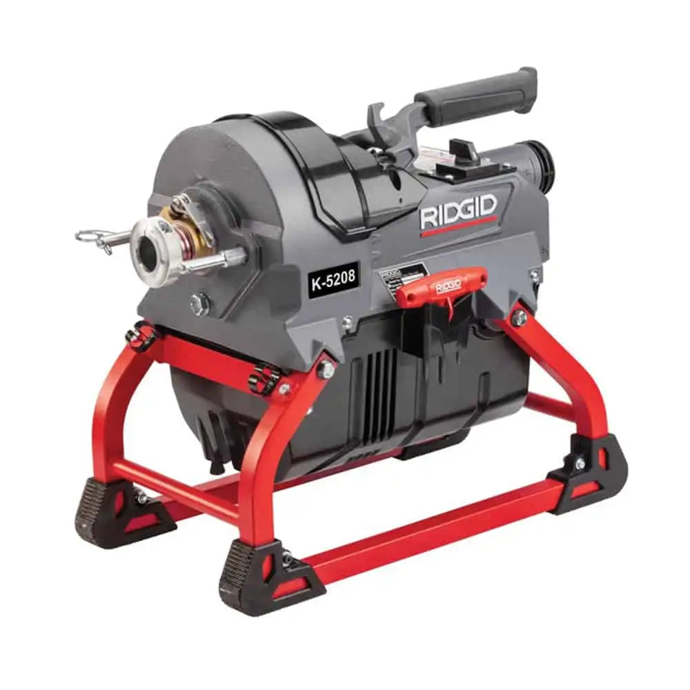 K-5208 Sectional Drain Cleaning Machine – 50-200mm, 22-32m Cable, 220V (Model 61703)