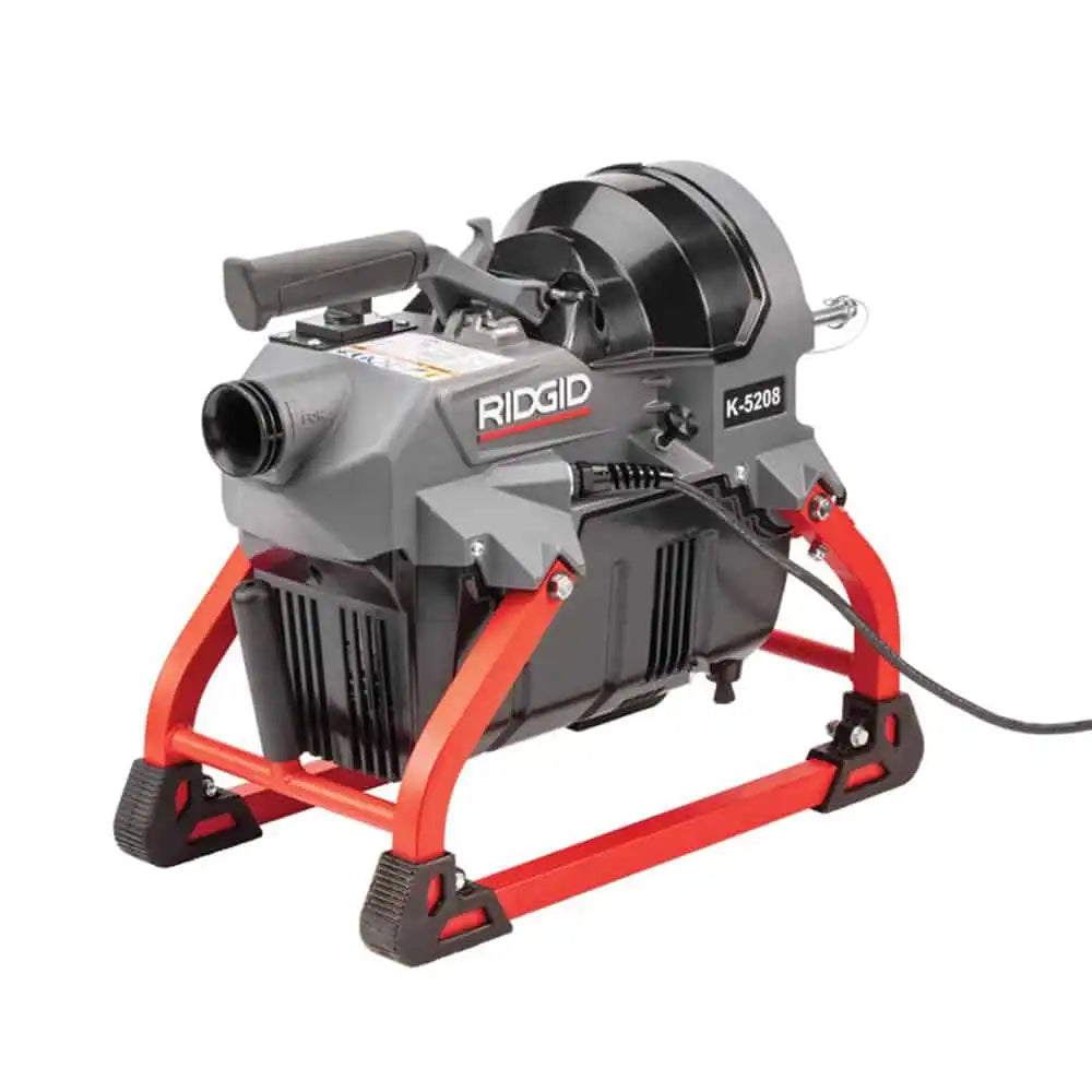 K-5208 Sectional Drain Cleaning Machine – 50-200mm, 22-32m Cable, 220V (Model 61703)