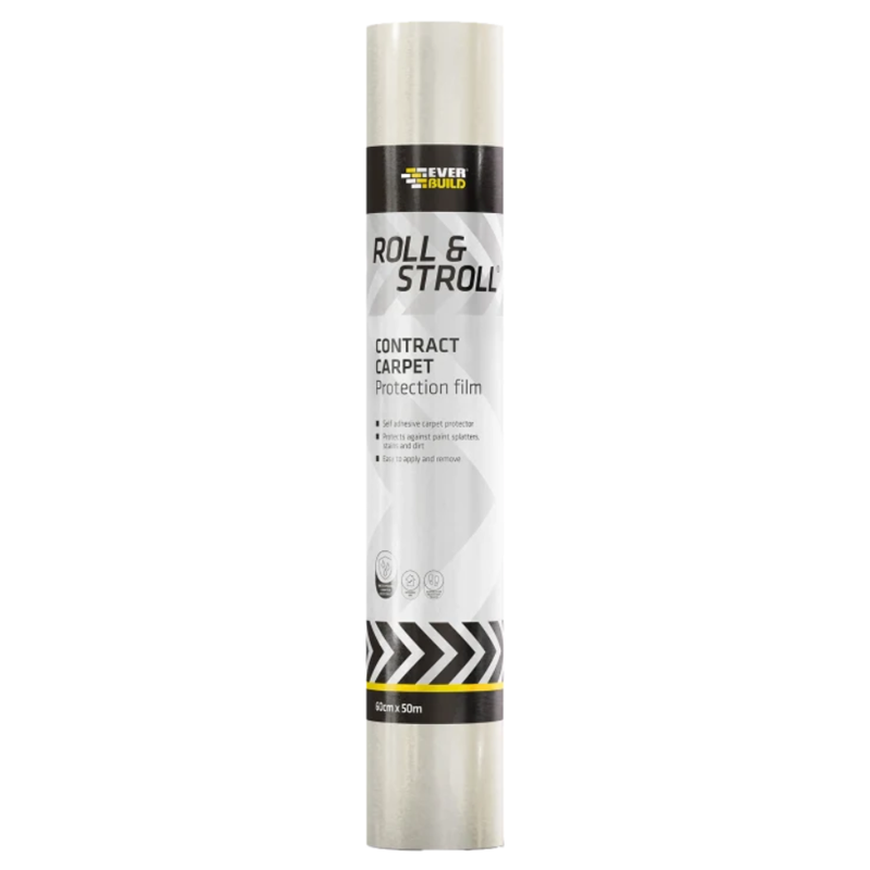 Everbuild Roll & Stroll Contract Carpet Protector 600mm x 50m