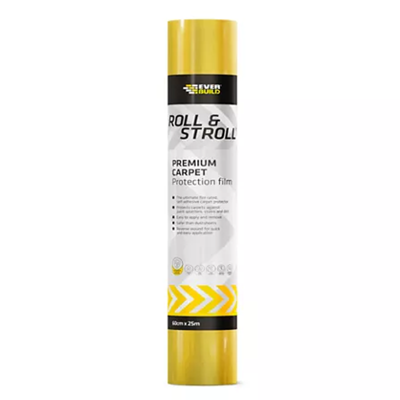 Everbuild Roll & Stroll Premium Carpet Protector 600mm x 75m