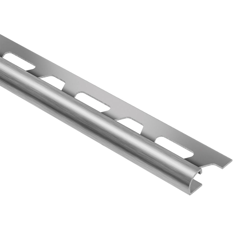 Schluter RONDEC-EB Round Edge Brushed Stainless Steel V2A Tile Trim 2.5m