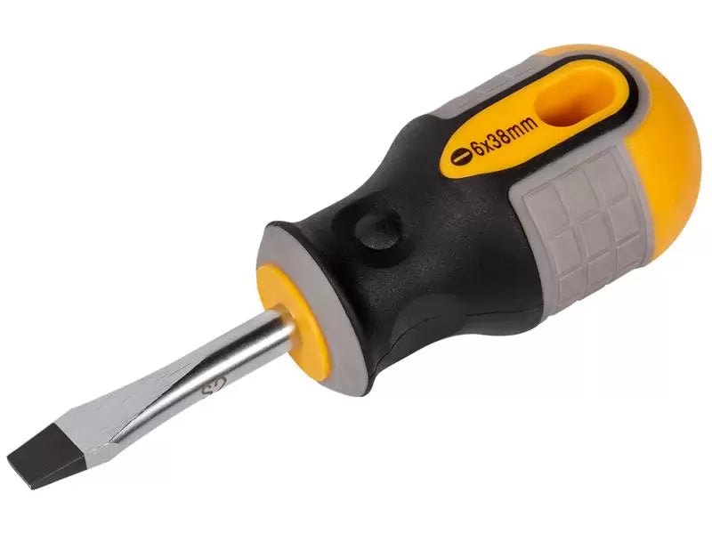 Roughneck - ROU22151 - Stubby Screwdriver Flared Tip 6.0 x 38mm