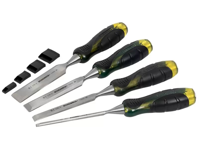 Roughneck - ROU30154 - Professional Bevel Edge Chisel Set, 4 Piece