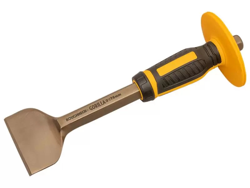 Roughneck - ROU31926 - Gorilla Brick Bolster with Non-Slip Hand Guard 76 x 279mm (3 x 11in)