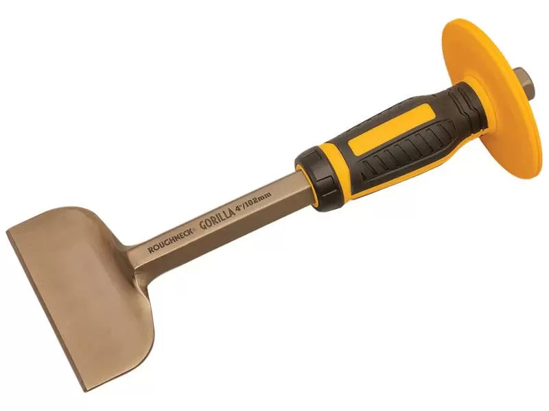 Roughneck - ROU31927 - Gorilla Brick Bolster with Non-Slip Hand Guard 102 x 279mm (4 x 11in)