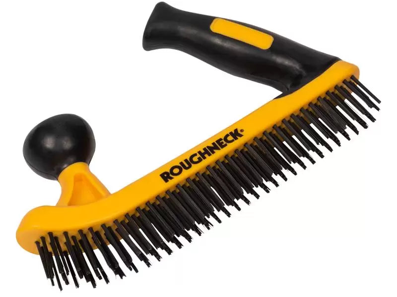 Roughneck - ROU52052 - Two-Handed Wire Brush Soft-Grip