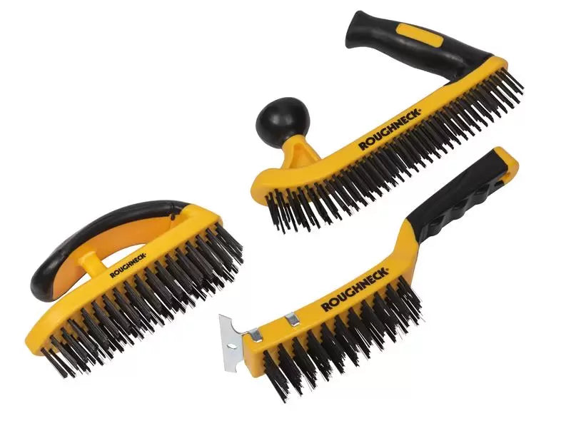 Roughneck - ROU52094 - Heavy Duty Wire Brush Set (3pc)
