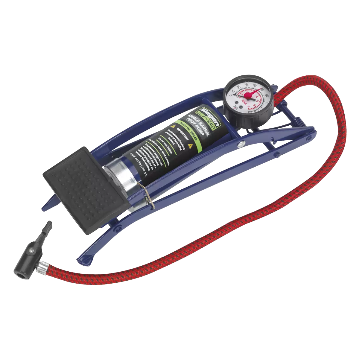 Sealey - S0540 - Siegen Single Barrel Foot Pump